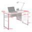 Brabham Metal Base Writing Desk