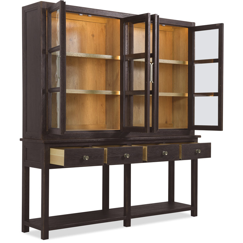 Driftwood Display Sideboard, Black