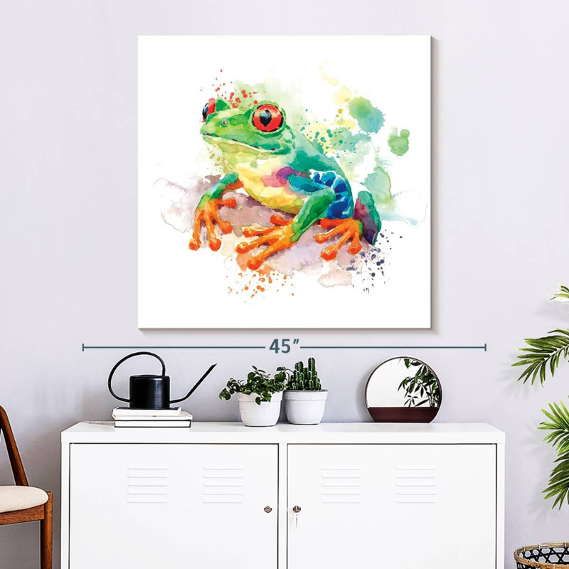 Crowle Tree Frog Splash, 33" H x 33" W