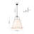 Nyjel 4 - Light Linen Tapered Pendant-840579870-849309245-840579869