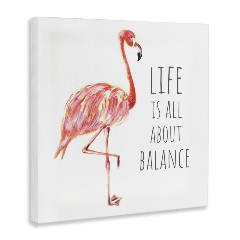 «Life Is About Balance» par - Illustration, H 17 po x l 17 po