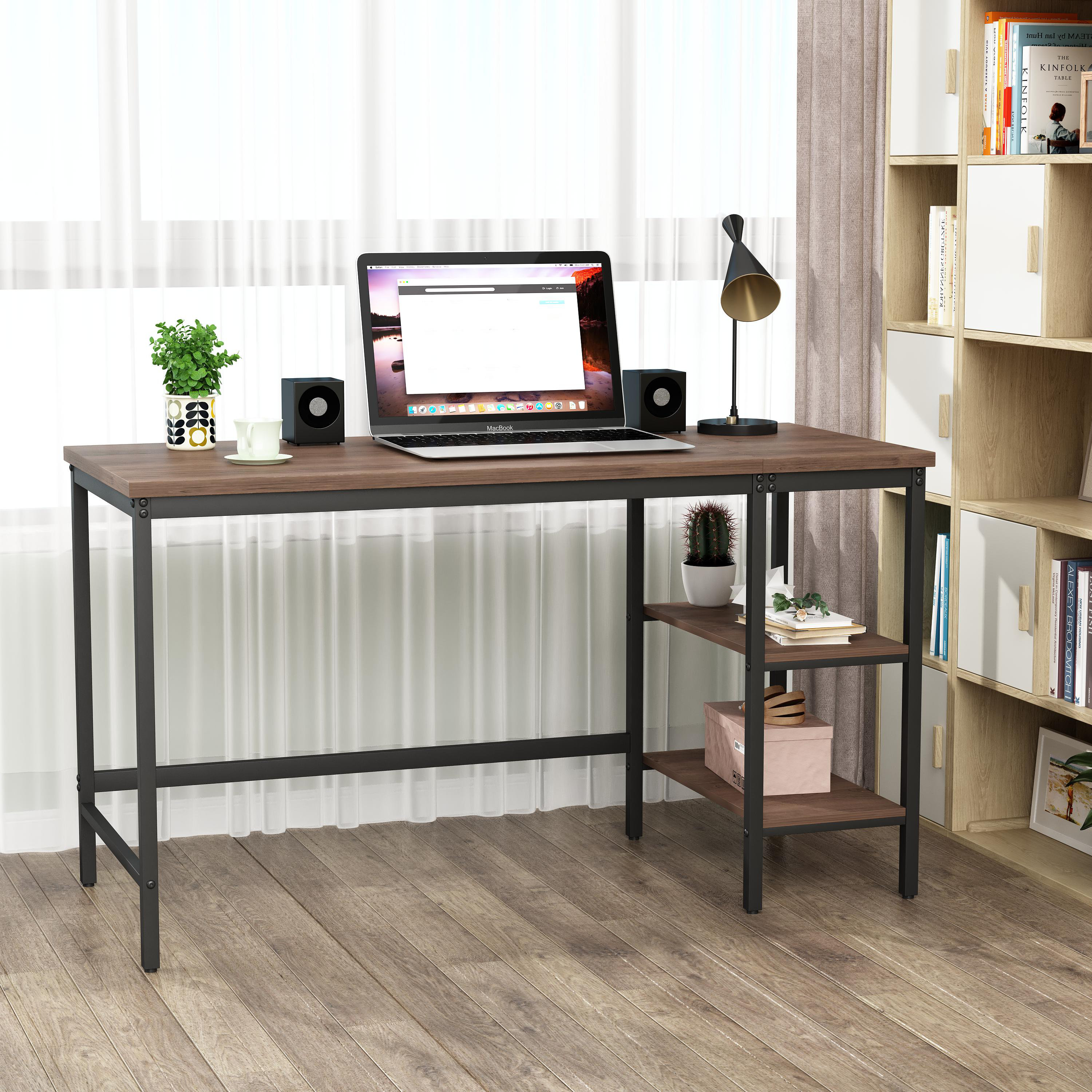 Ebern Designs Lemark Corner Metal Base Computer Desk | Wayfair