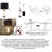26" H Crystal-Style Table Lamps with USB Ports