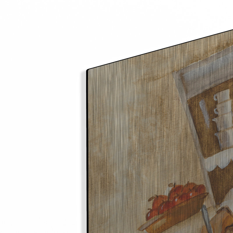 Art mural luxueux «Creperie» par Silvia Vassileva, 36 po x 36 po, H 36 po x l 36 po