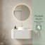 Ensemble de meuble-lavabo de 36 pouces, armoire de rangement flottante en contreplaqué avec lavabo rond en céramique blanche et comptoir en pierre frittée blanc de Carrare, blanc-1264957577
