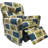 Kids Rocker Recliner Chair in Green Dinosaurs - Multiple Patterns Available!-697708616