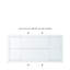 Risco Glass Flat Wall Mirror