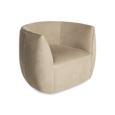 Council Leather Swivel Barrel Chair