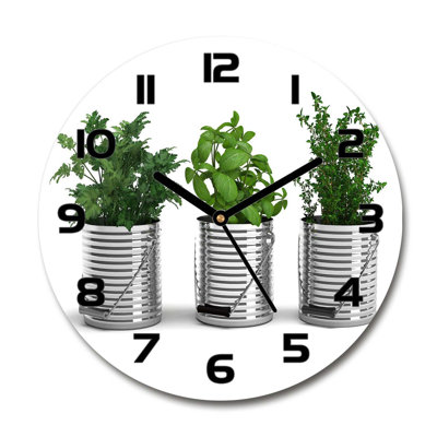 Jarden Glass Analogue Wall Clock