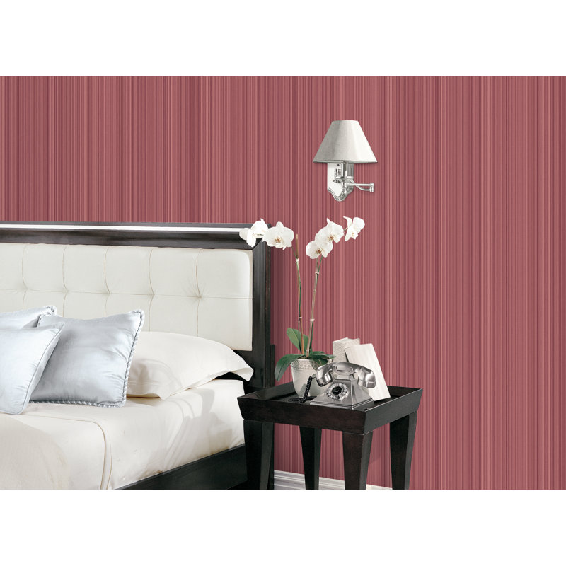 10m x 53cm Matte Wallpaper Roll, Red