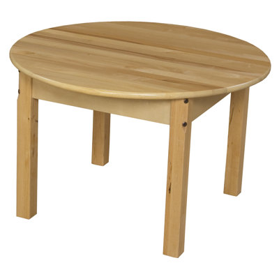 Circular Hardwood Table