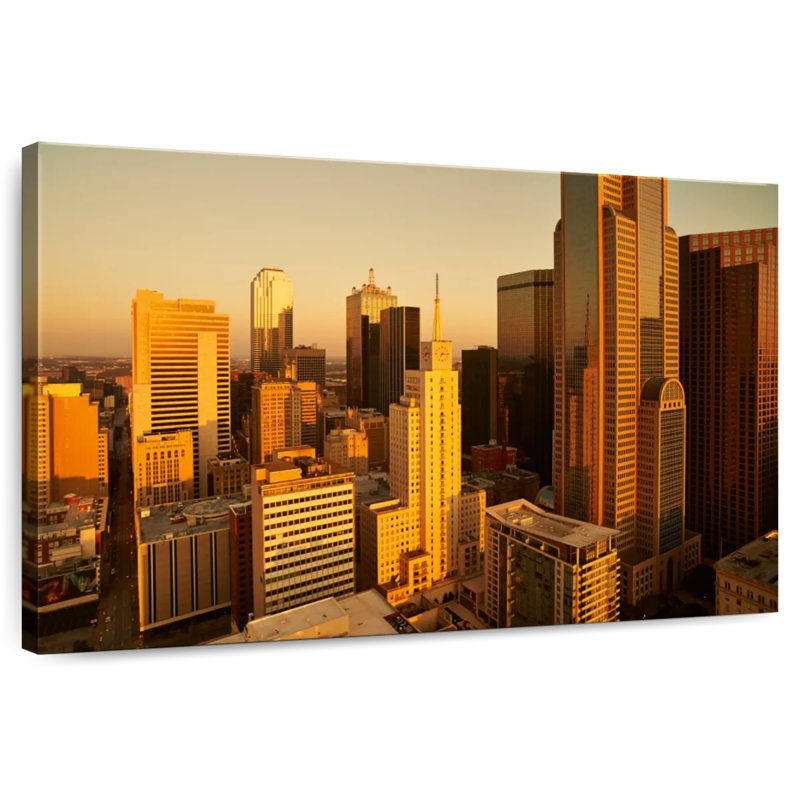 Lilie Dallas City Buildings, H 20 po x l 30 po