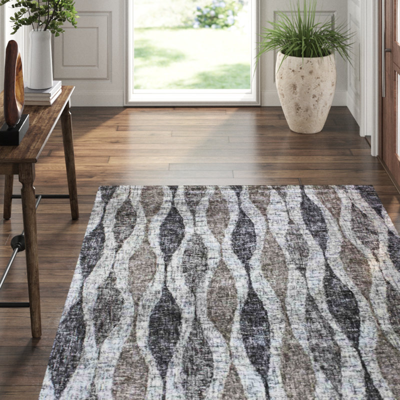 Dune Tuft Geometric Area Rug, Rectangle 9' x 12'