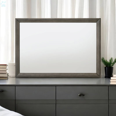 Escher Gray Oak Finish Mirror