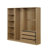 67.1" W Freestanding Closet System With Drawers-208443719