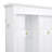Hall Tree with Storage Bench and App-Controlled LED Light, Entryway Organizer with 9 Hooks, Shoe Cabinets and Shelves, Roman Column Farmhouse Hall Tree-318286728