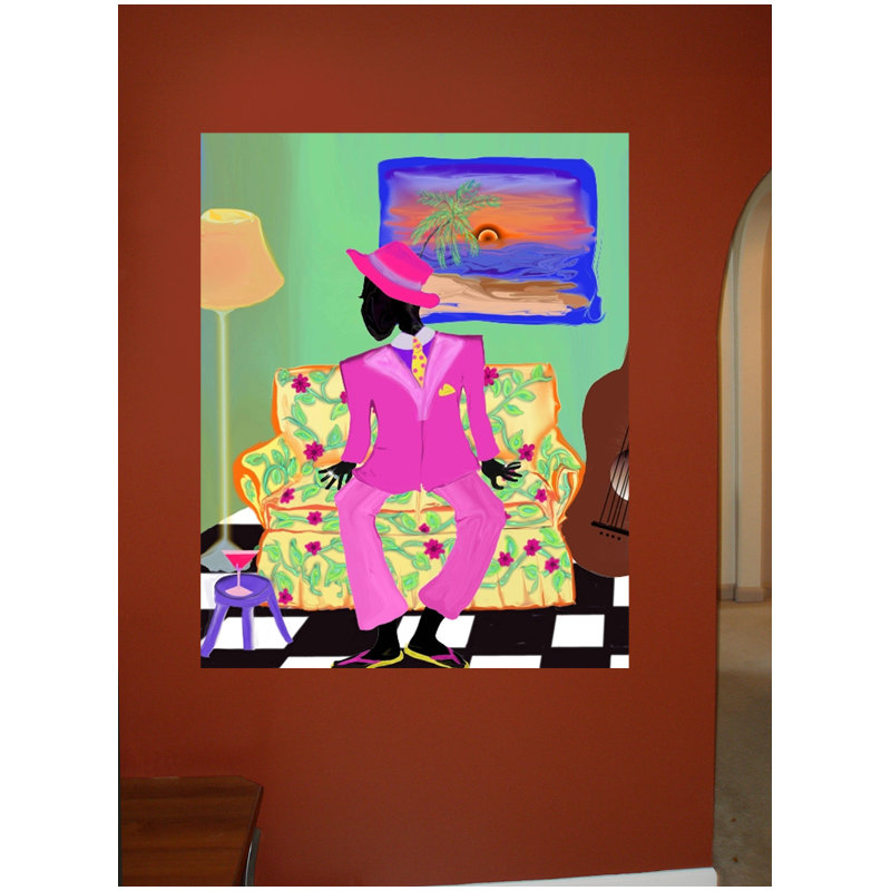 Non-Wall Damaging Wall Decal, 36" H x 28.5" W