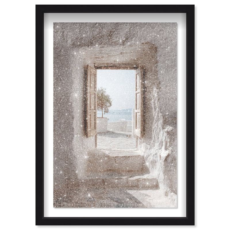 Mortar Meditation Print by Oliver Gal, 46.5"H x 31.5"W, Black Shadowbox