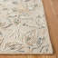 Trace Hand Tufted Wool/Cotton Floral Rug in Beige/Grey-938350628