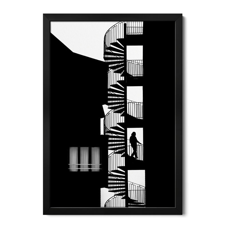 Affiche Silhouette Premium encadrée par Massimo Della Latta