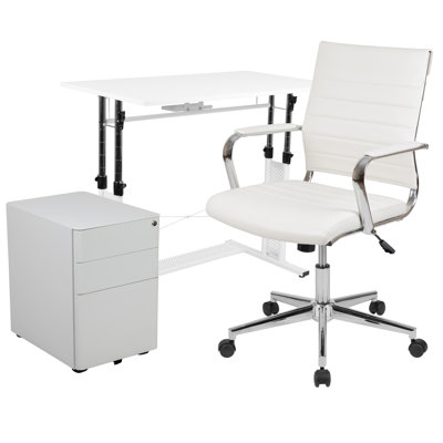 Ensemble de bureau d'ordinateur 3 pièces Hrehaan