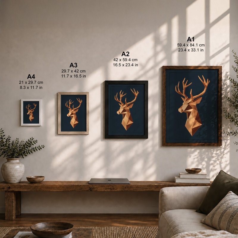 Print, A2 - 59.4 x 42.0 cm, White