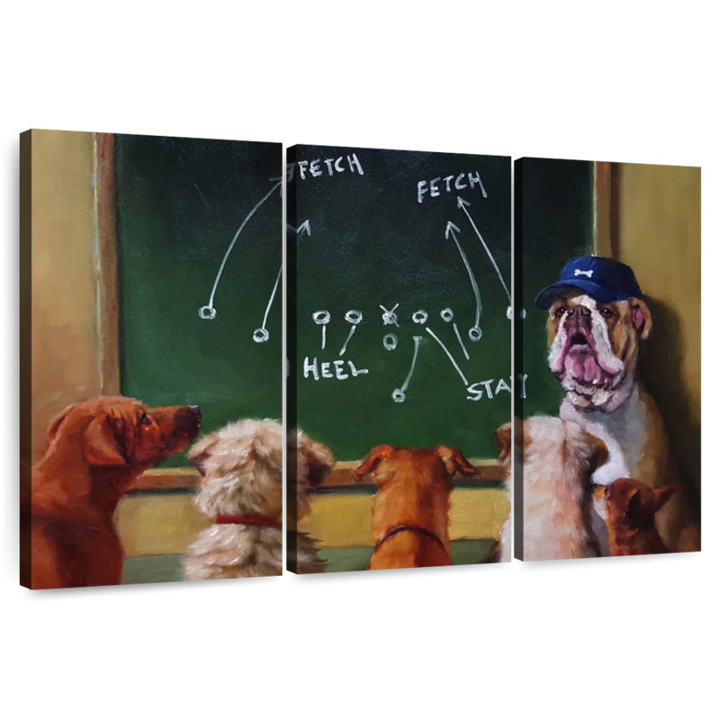 Ketti Game Plan, 48" H x 74" W