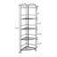 Tablette d'angle en métal H 57,50 po x l 13,75 po Edwin-219437665