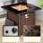 28'' Propane Fire Pit Table, 50,000 BTU Steel Gas Fire Pit for Outdoor, Outside Patio Deck-718393486