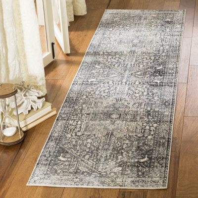 Gloversville Oriental Gray/Charcoal Area Rug