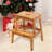 Wood Two Steps Stool Small Size Rectangle