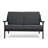 Marlo Solid Wood Teak Outdoor Loveseat With Cushion And Arms-114980246-114980250