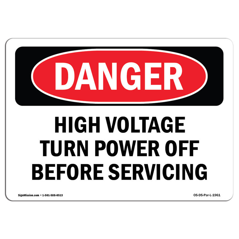 Enseigne robuste, H 12 po x l 18 po x P 0,1 po