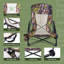 Fauteuil de chasse pliable camouflage Tavish avec dossier en filet, porte-gobelet, coussins d'accoudoir et sangle de transport (paquet de 2, robuste)