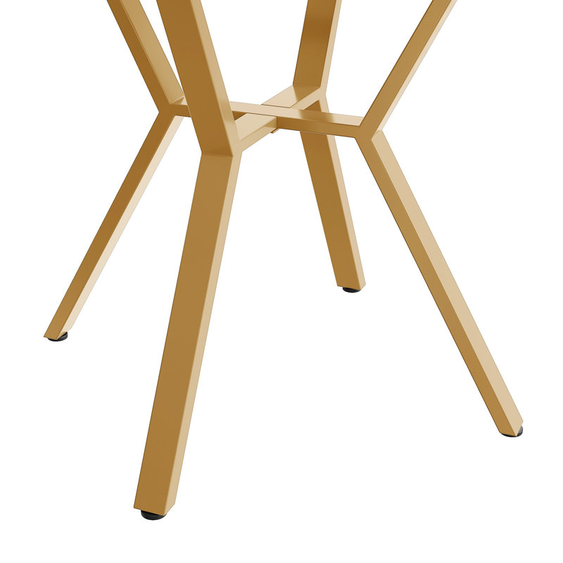 Metal Base Dining Table