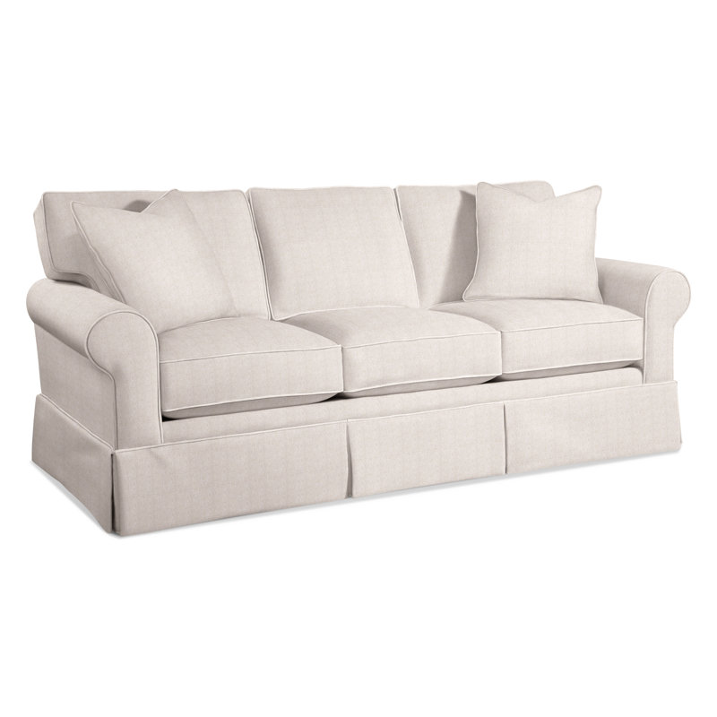 Benton Upholstered 86'' Sofa, White Sugar Performance; 0863-91, Air Dream Mattress