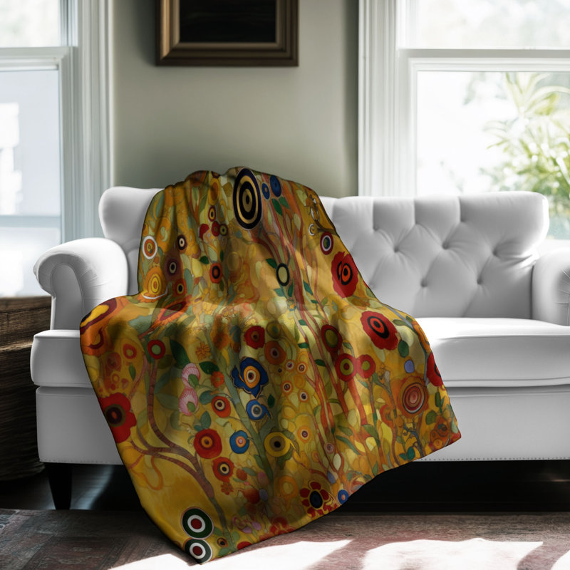  Enchanting Klimt Flower Symphony, L 50 po x L 60 po