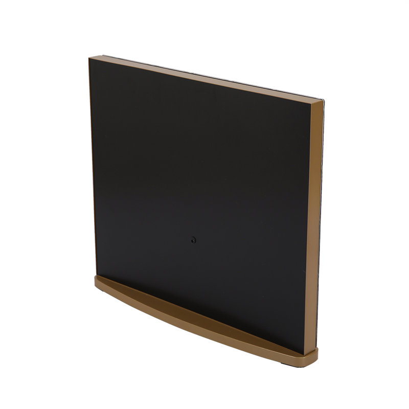 Rectangle Freestanding Makeup / Shaving Mirror, Gold