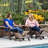 Outdoor Adirondack Chair With Ottoman
