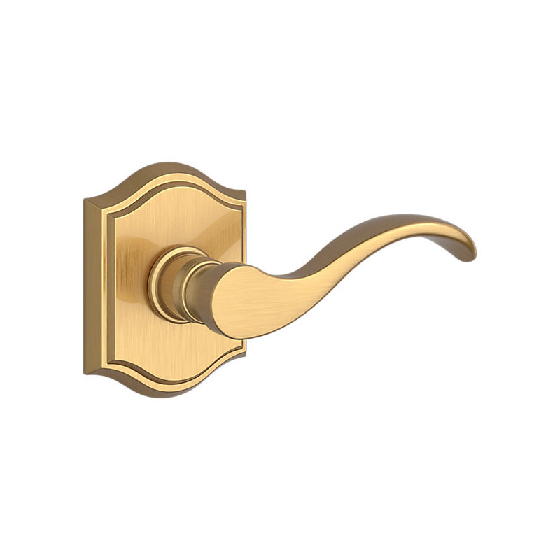 Curve Lever Door Lever, Polished Chrome