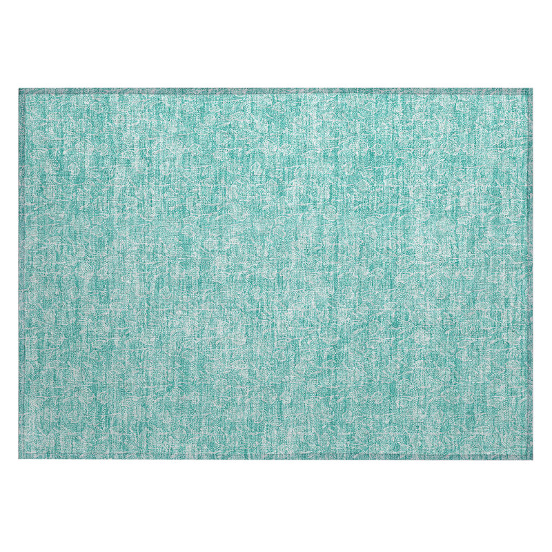 Lavonia Washable Floral Indoor / Outdoor Rug, Rectangle 1'8" x 2'6"