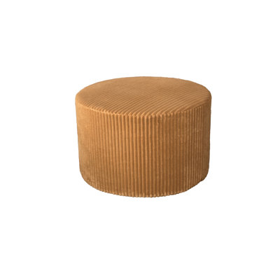 Repose-pieds plein Corduroy Upholstery