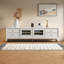 Meuble télé simple style buis blanc-939244960