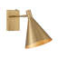 Pharos 1-Light Adjustable Wall Sconce in Noble Brass by Breegan Jane
