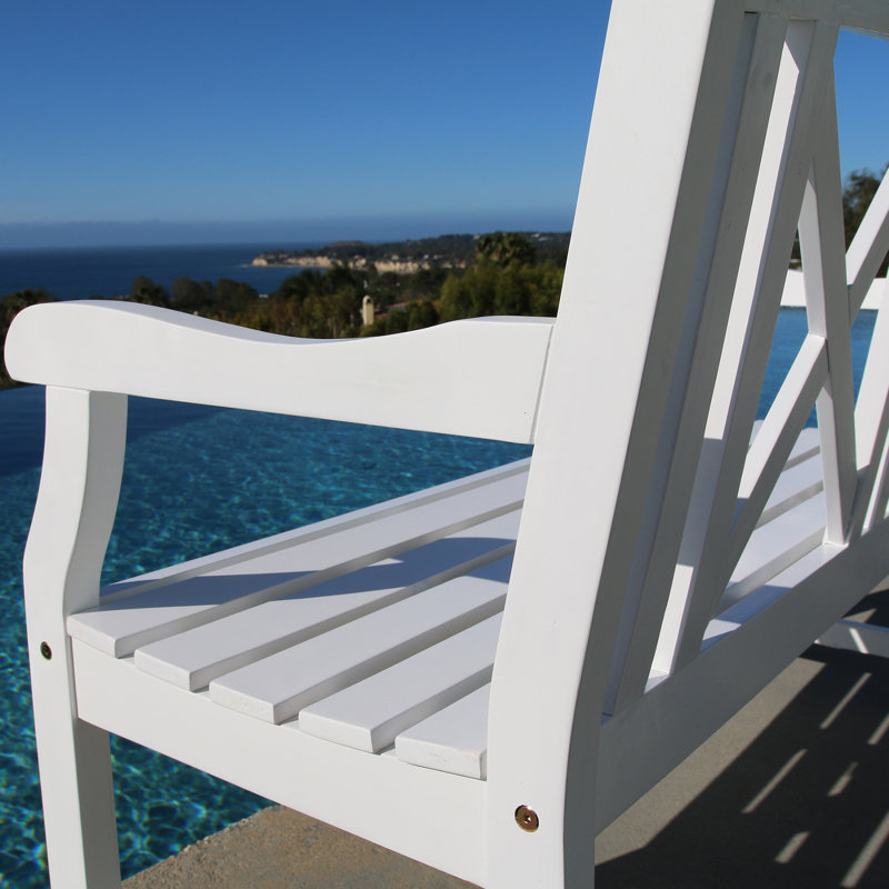 Banc de jardin en bois Amidat