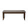 Channel Island Dining Bench, Walnut
