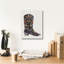  «Western Cowgirl Boot 3» par Courtney Prahl, art mural sur toile, 12 po x 16 po-1473670165