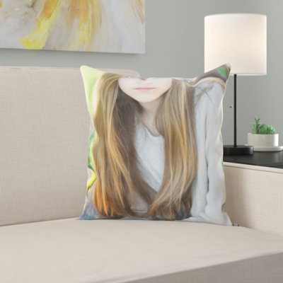 Microsuede Throw Pillow