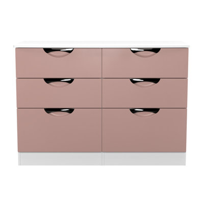 Bhodhini 112cm W 6 - Drawer Chest of Drawers