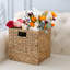 Paniers de rangement en jacinthe d'eau 12 "x 12" x 12 "-1927542224